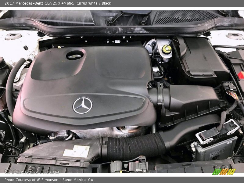 Cirrus White / Black 2017 Mercedes-Benz GLA 250 4Matic