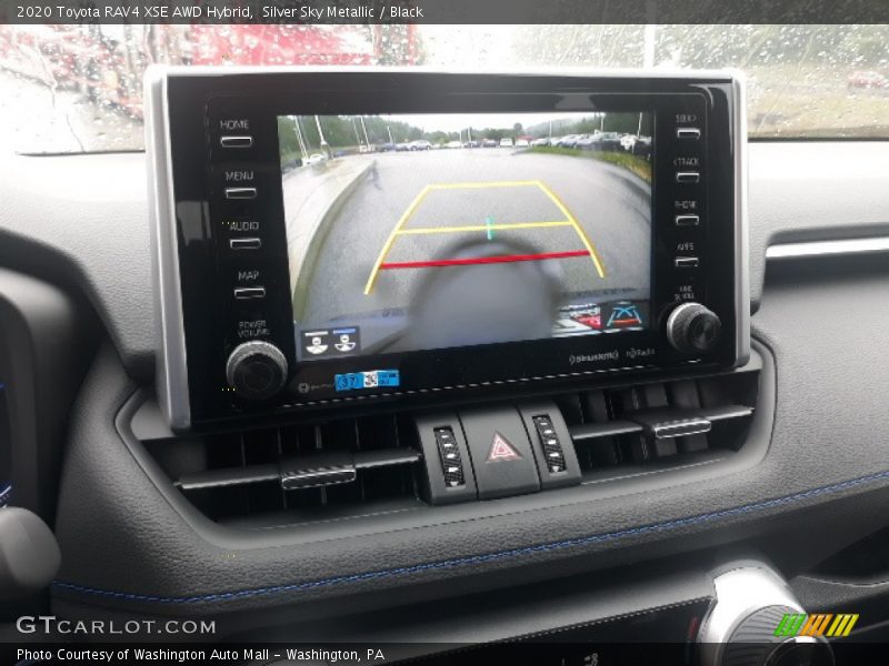 Silver Sky Metallic / Black 2020 Toyota RAV4 XSE AWD Hybrid