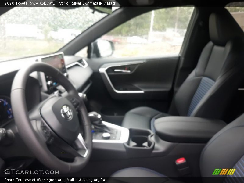 Silver Sky Metallic / Black 2020 Toyota RAV4 XSE AWD Hybrid