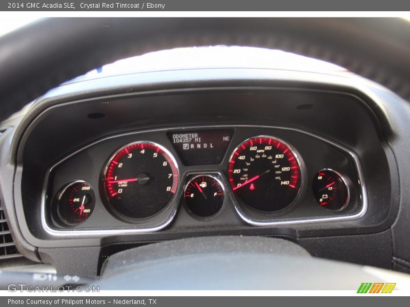 Crystal Red Tintcoat / Ebony 2014 GMC Acadia SLE