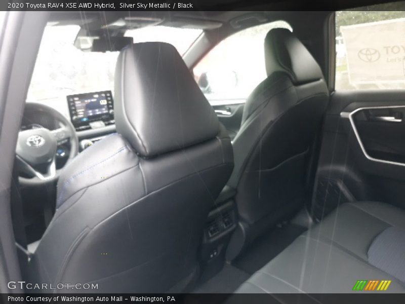 Silver Sky Metallic / Black 2020 Toyota RAV4 XSE AWD Hybrid