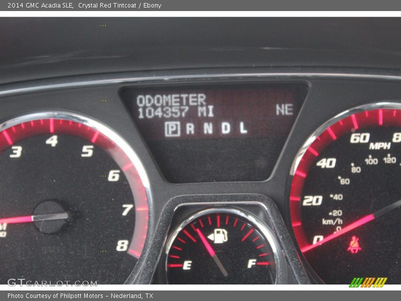 Crystal Red Tintcoat / Ebony 2014 GMC Acadia SLE
