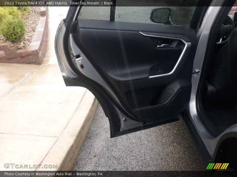 Silver Sky Metallic / Black 2020 Toyota RAV4 XSE AWD Hybrid