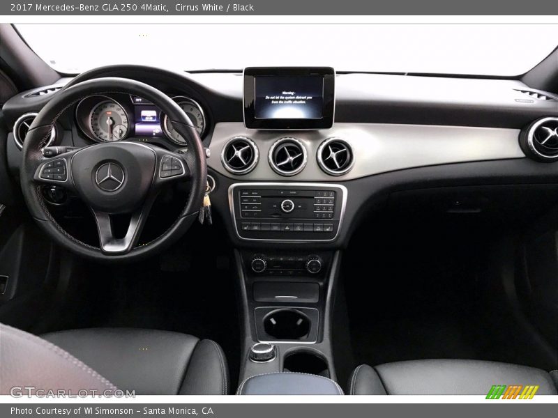 Cirrus White / Black 2017 Mercedes-Benz GLA 250 4Matic