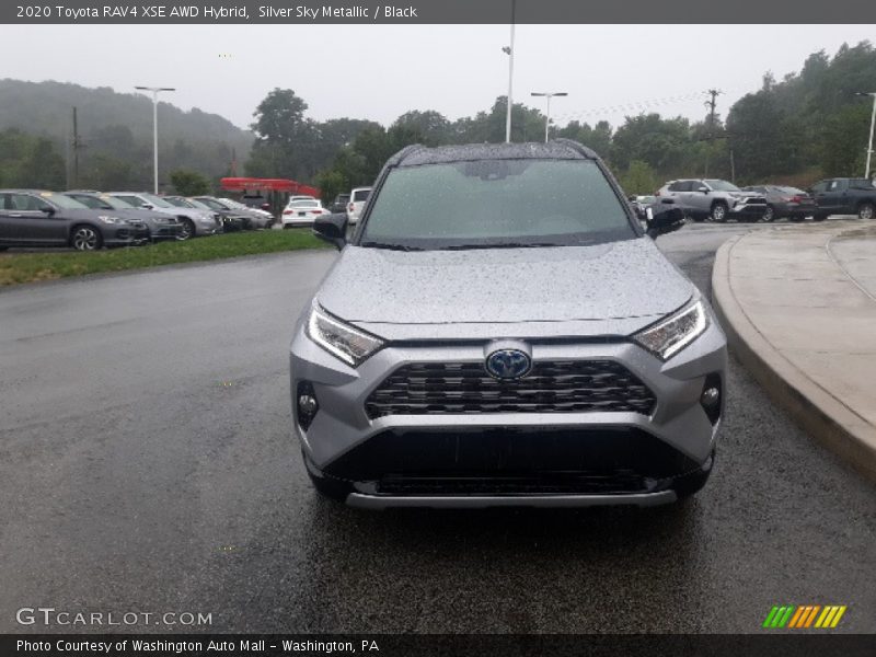 Silver Sky Metallic / Black 2020 Toyota RAV4 XSE AWD Hybrid