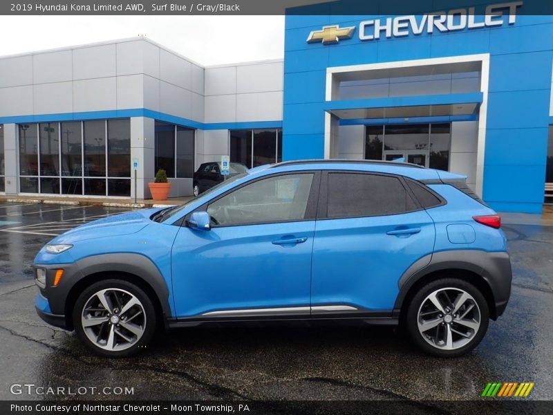  2019 Kona Limited AWD Surf Blue