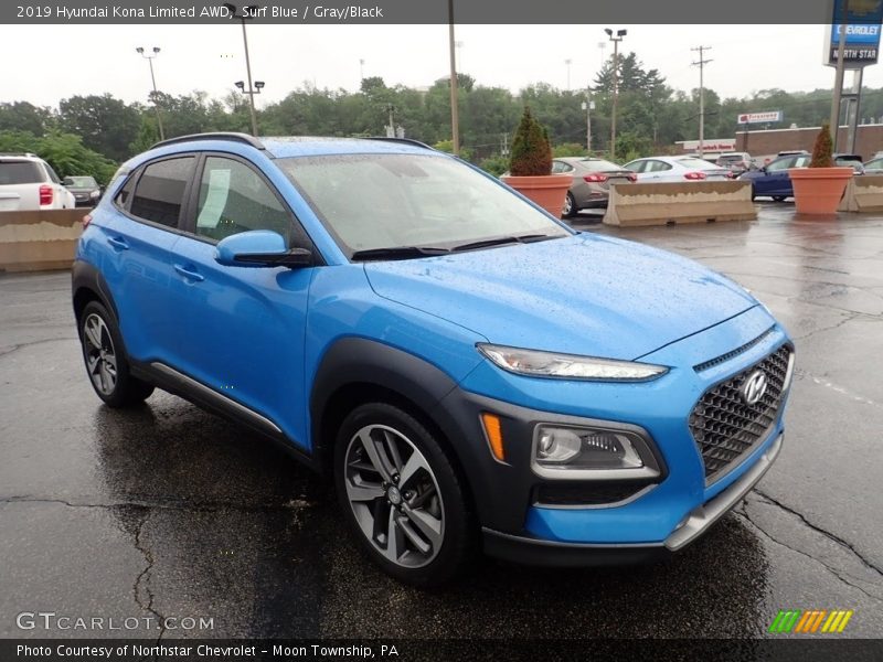  2019 Kona Limited AWD Surf Blue