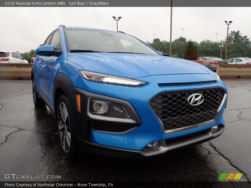  2019 Kona Limited AWD Surf Blue