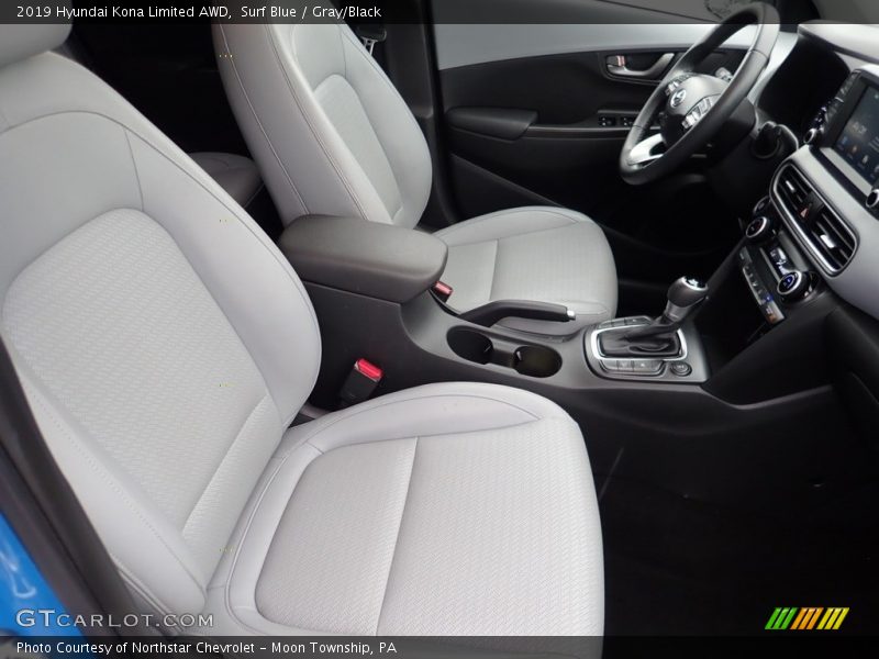 Front Seat of 2019 Kona Limited AWD