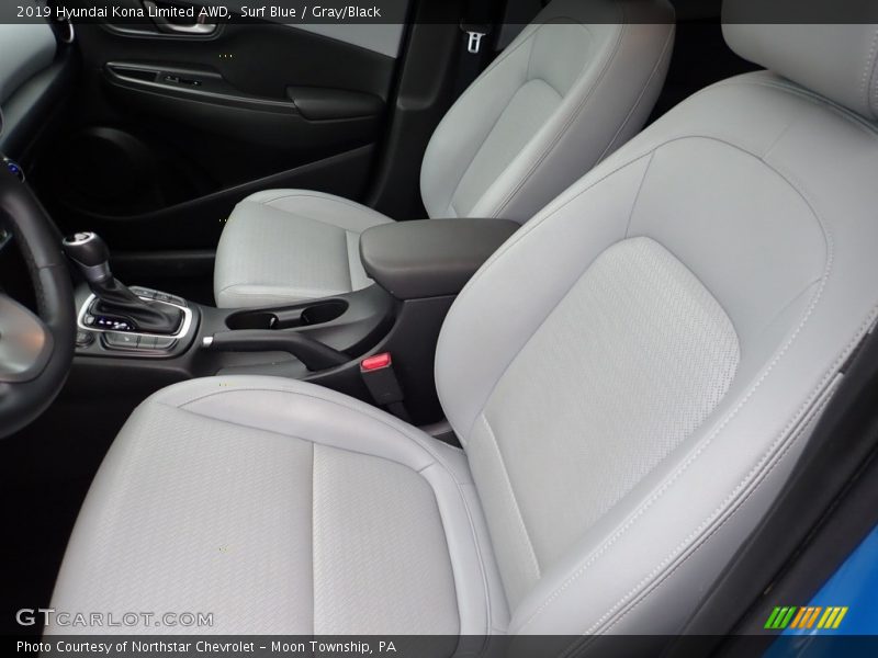 Front Seat of 2019 Kona Limited AWD