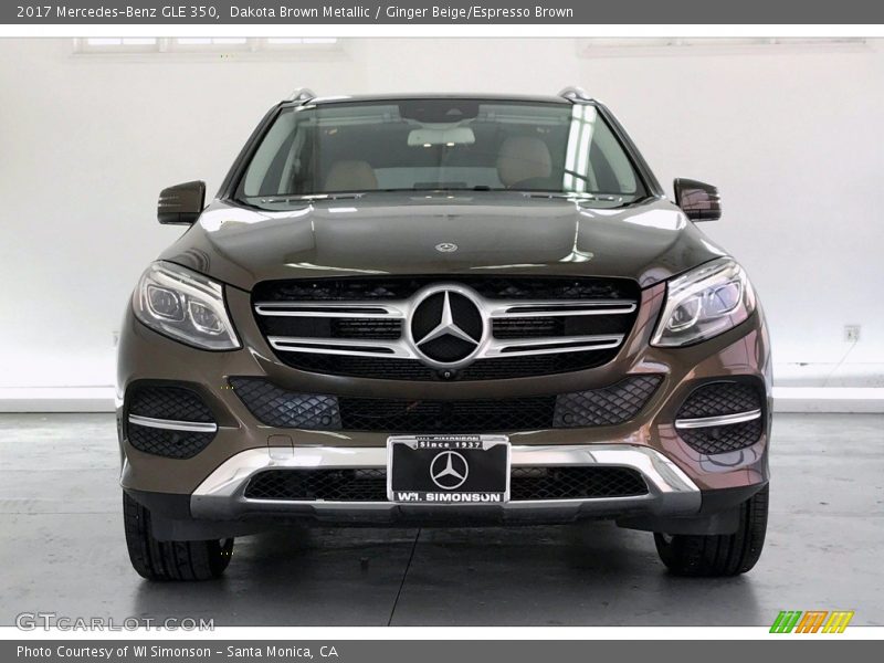 Dakota Brown Metallic / Ginger Beige/Espresso Brown 2017 Mercedes-Benz GLE 350