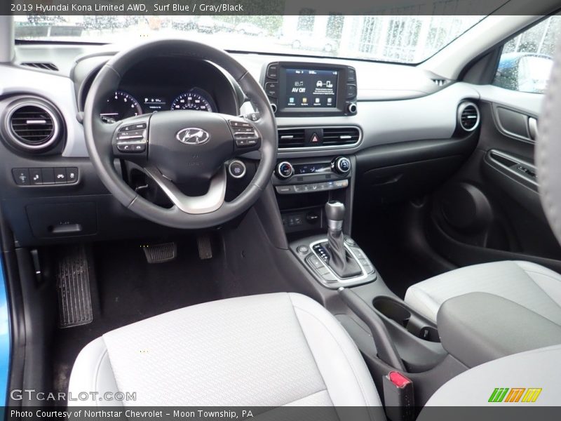 2019 Kona Limited AWD Gray/Black Interior