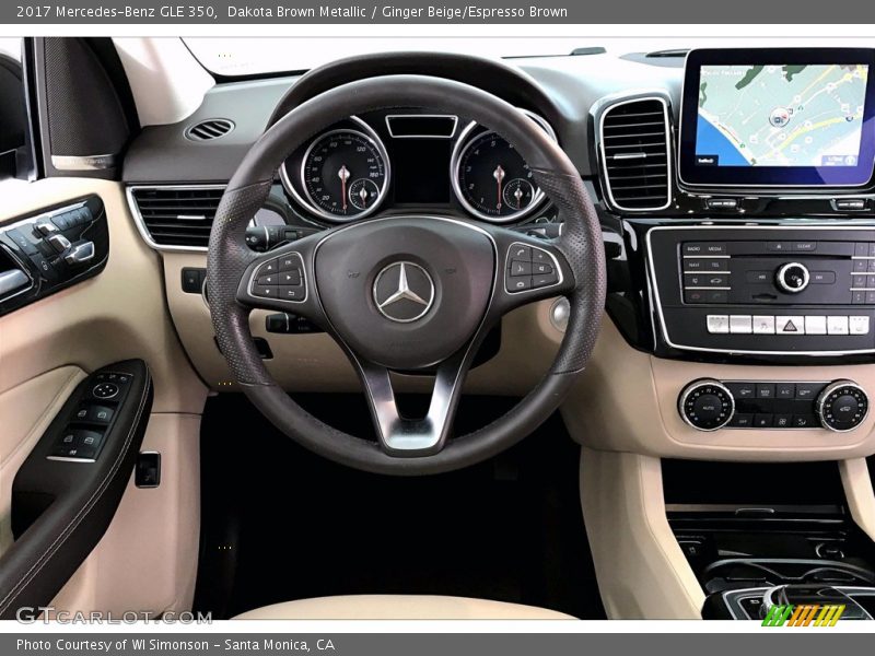 Dakota Brown Metallic / Ginger Beige/Espresso Brown 2017 Mercedes-Benz GLE 350