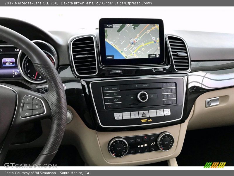 Dakota Brown Metallic / Ginger Beige/Espresso Brown 2017 Mercedes-Benz GLE 350