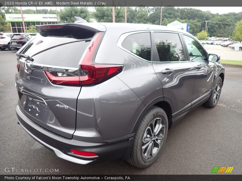 Modern Steel Metallic / Gray 2020 Honda CR-V EX AWD