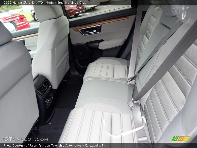 Modern Steel Metallic / Gray 2020 Honda CR-V EX AWD