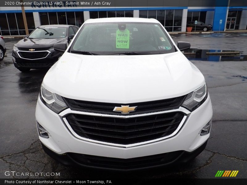 Summit White / Ash Gray 2020 Chevrolet Equinox LS AWD