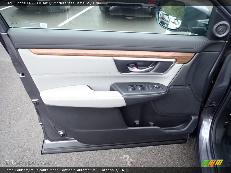 Modern Steel Metallic / Gray 2020 Honda CR-V EX AWD