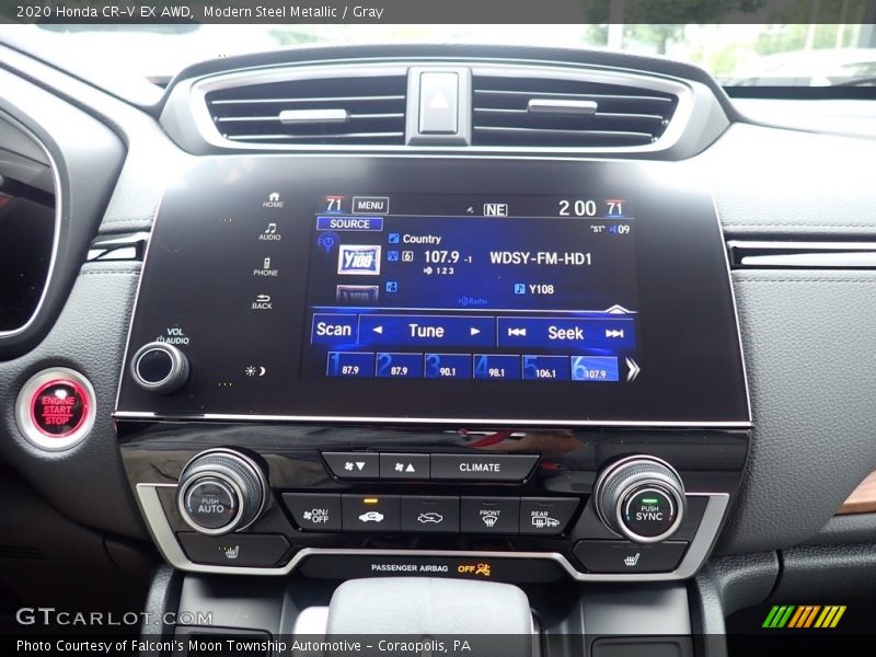 Modern Steel Metallic / Gray 2020 Honda CR-V EX AWD