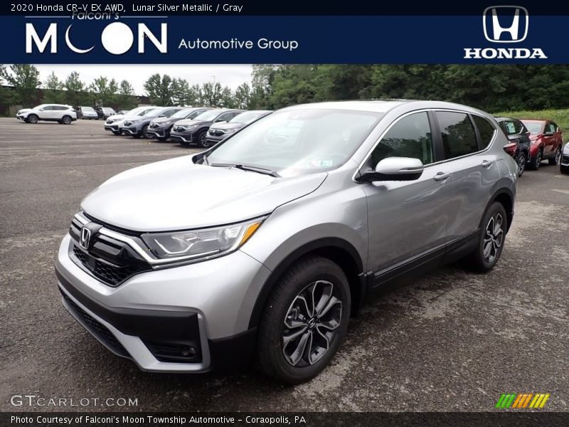 Lunar Silver Metallic / Gray 2020 Honda CR-V EX AWD