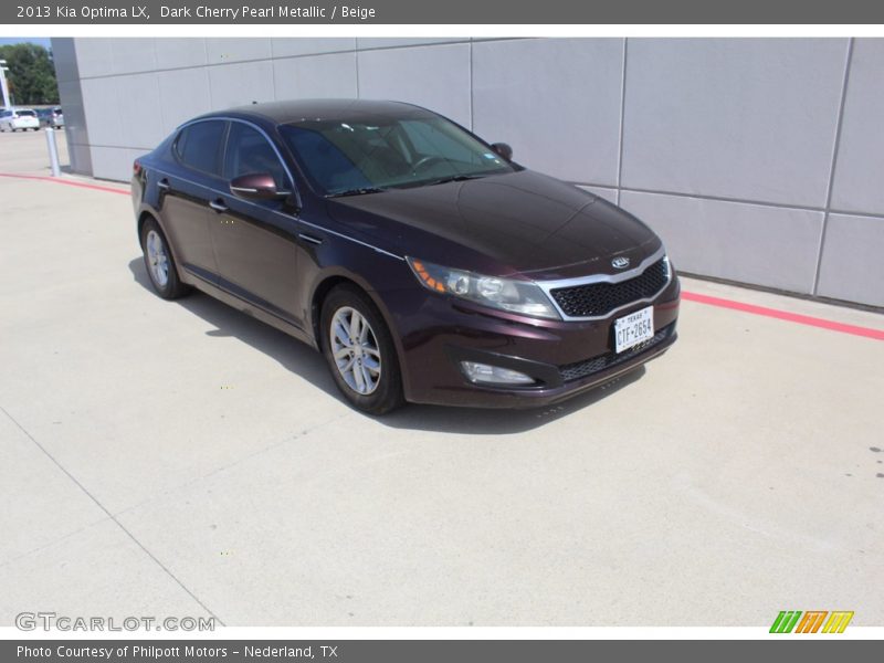 Dark Cherry Pearl Metallic / Beige 2013 Kia Optima LX