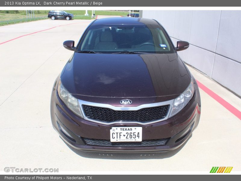 Dark Cherry Pearl Metallic / Beige 2013 Kia Optima LX