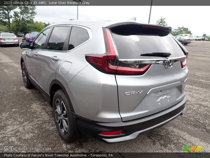 Lunar Silver Metallic / Gray 2020 Honda CR-V EX AWD