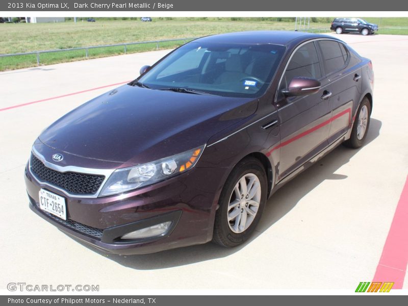 Dark Cherry Pearl Metallic / Beige 2013 Kia Optima LX