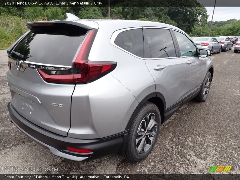 Lunar Silver Metallic / Gray 2020 Honda CR-V EX AWD