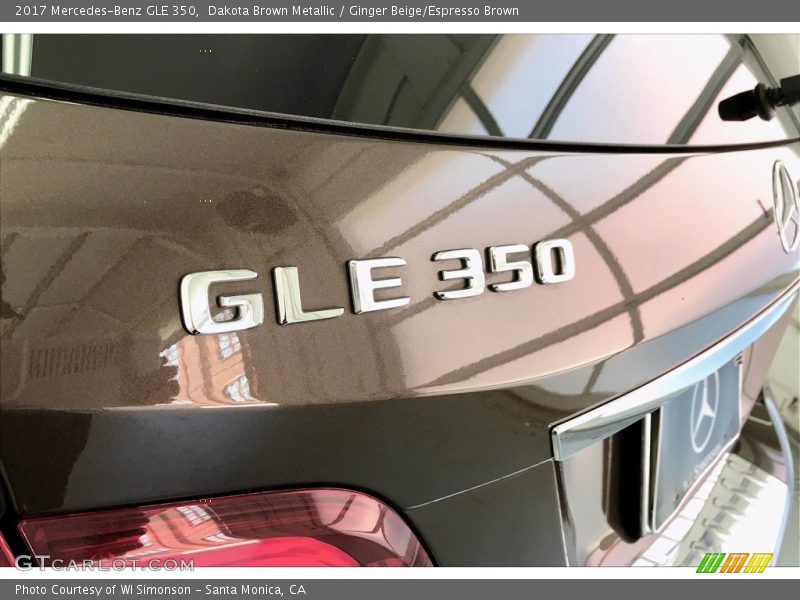 Dakota Brown Metallic / Ginger Beige/Espresso Brown 2017 Mercedes-Benz GLE 350