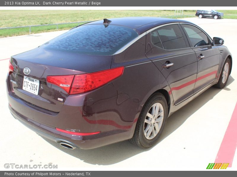 Dark Cherry Pearl Metallic / Beige 2013 Kia Optima LX