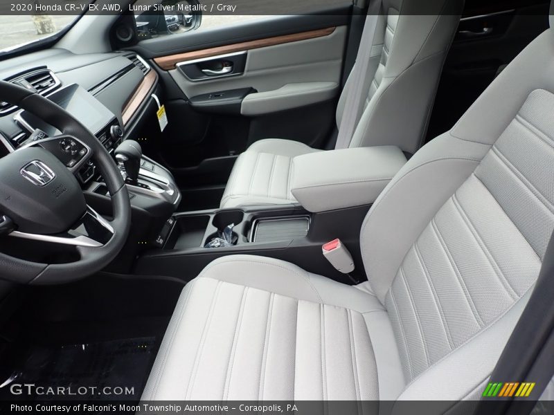 Lunar Silver Metallic / Gray 2020 Honda CR-V EX AWD
