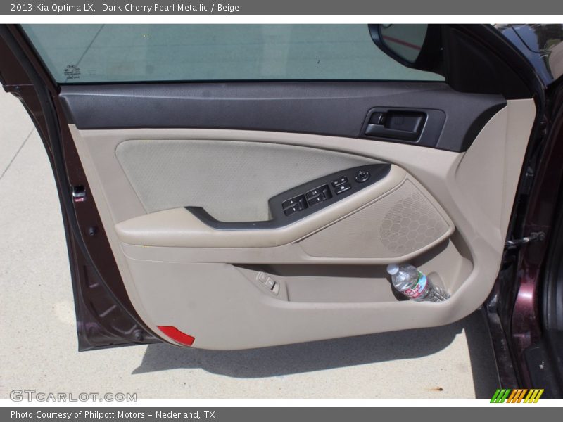 Dark Cherry Pearl Metallic / Beige 2013 Kia Optima LX