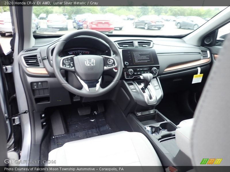 Lunar Silver Metallic / Gray 2020 Honda CR-V EX AWD