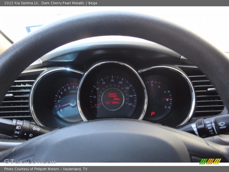 Dark Cherry Pearl Metallic / Beige 2013 Kia Optima LX