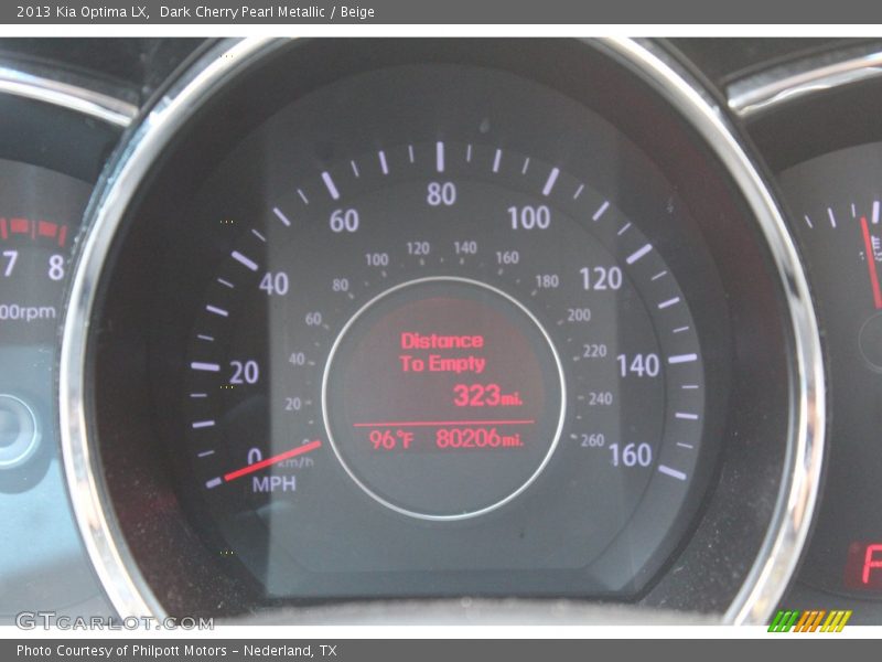 Dark Cherry Pearl Metallic / Beige 2013 Kia Optima LX