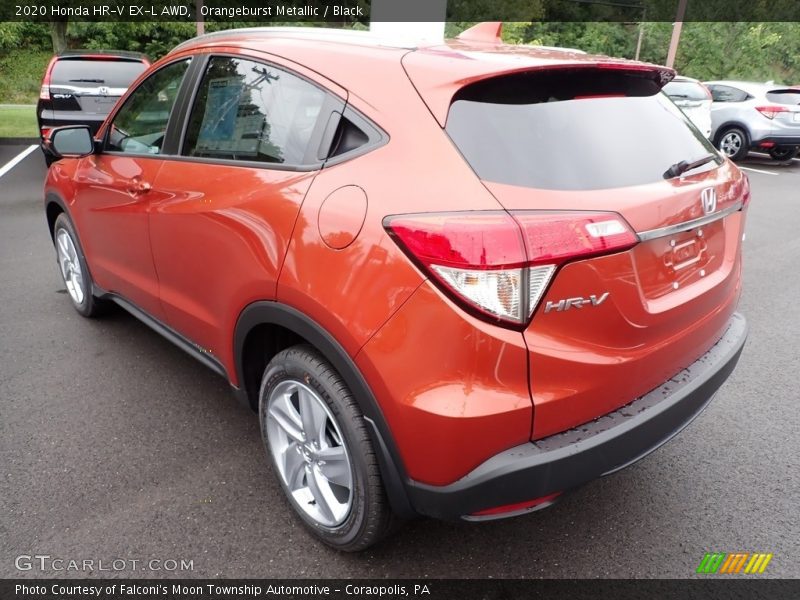 Orangeburst Metallic / Black 2020 Honda HR-V EX-L AWD