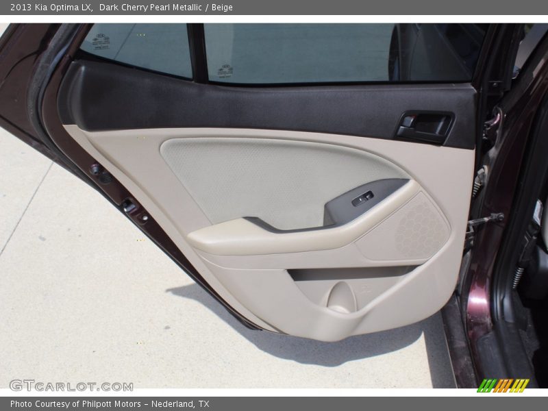 Dark Cherry Pearl Metallic / Beige 2013 Kia Optima LX