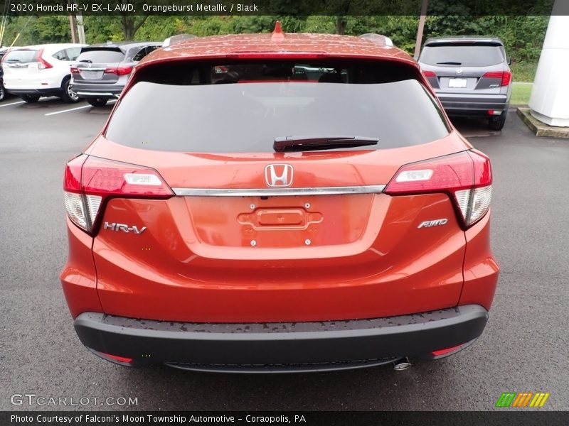 Orangeburst Metallic / Black 2020 Honda HR-V EX-L AWD