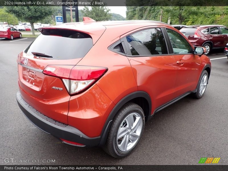 Orangeburst Metallic / Black 2020 Honda HR-V EX-L AWD