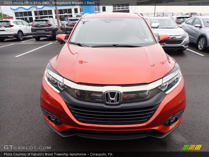 Orangeburst Metallic / Black 2020 Honda HR-V EX-L AWD