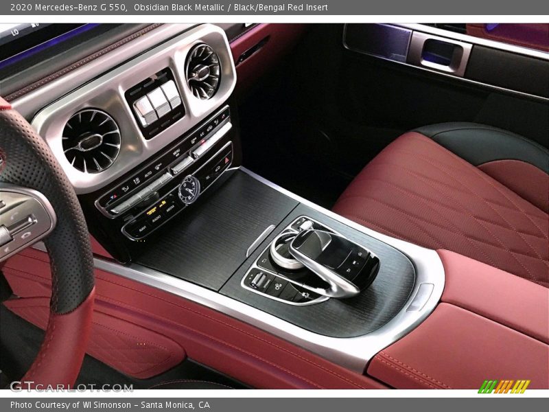 Obsidian Black Metallic / Black/Bengal Red Insert 2020 Mercedes-Benz G 550