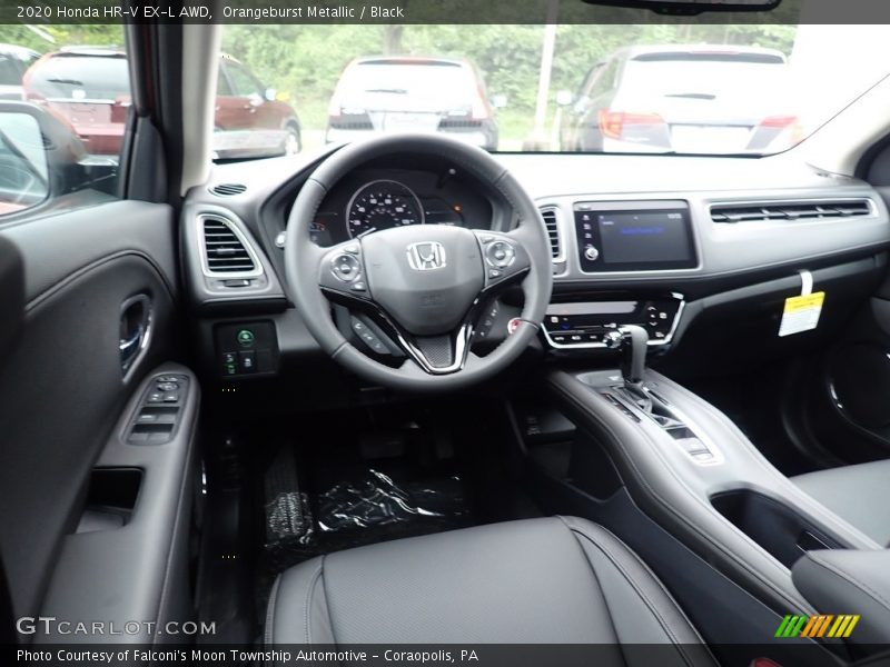 Orangeburst Metallic / Black 2020 Honda HR-V EX-L AWD
