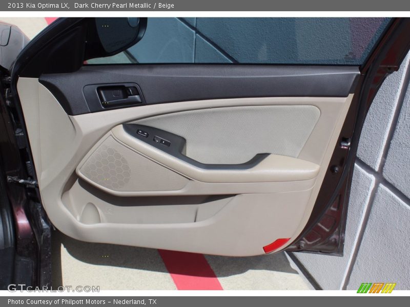 Dark Cherry Pearl Metallic / Beige 2013 Kia Optima LX