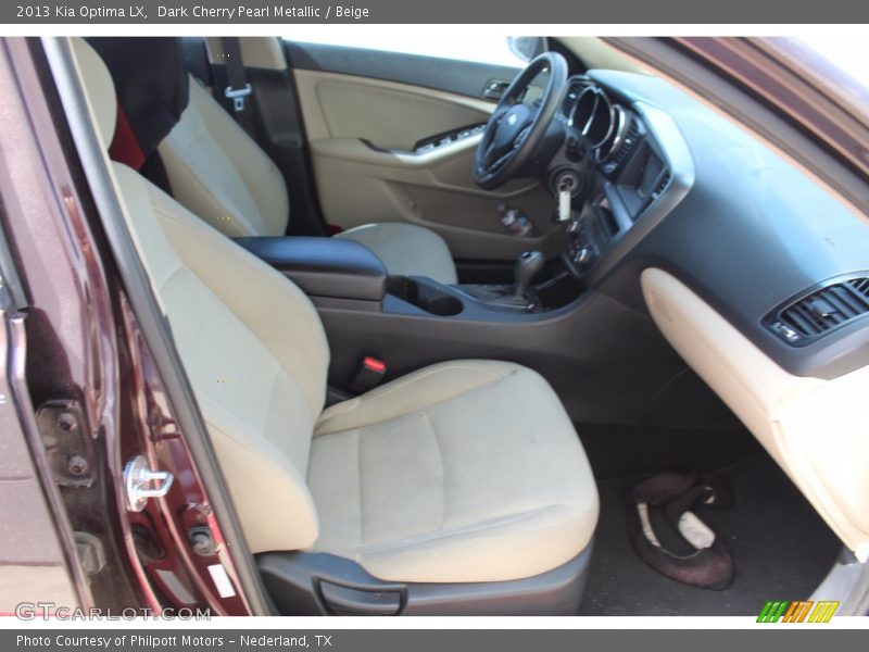 Dark Cherry Pearl Metallic / Beige 2013 Kia Optima LX