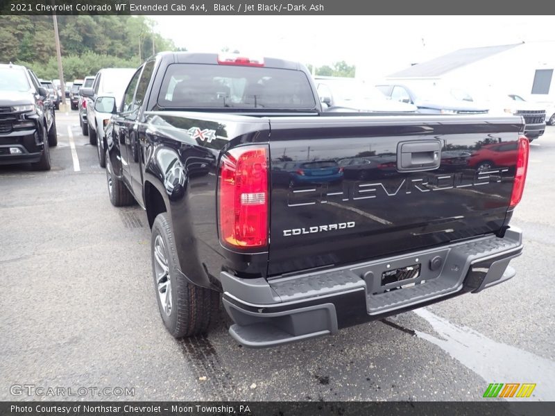 Black / Jet Black/­Dark Ash 2021 Chevrolet Colorado WT Extended Cab 4x4