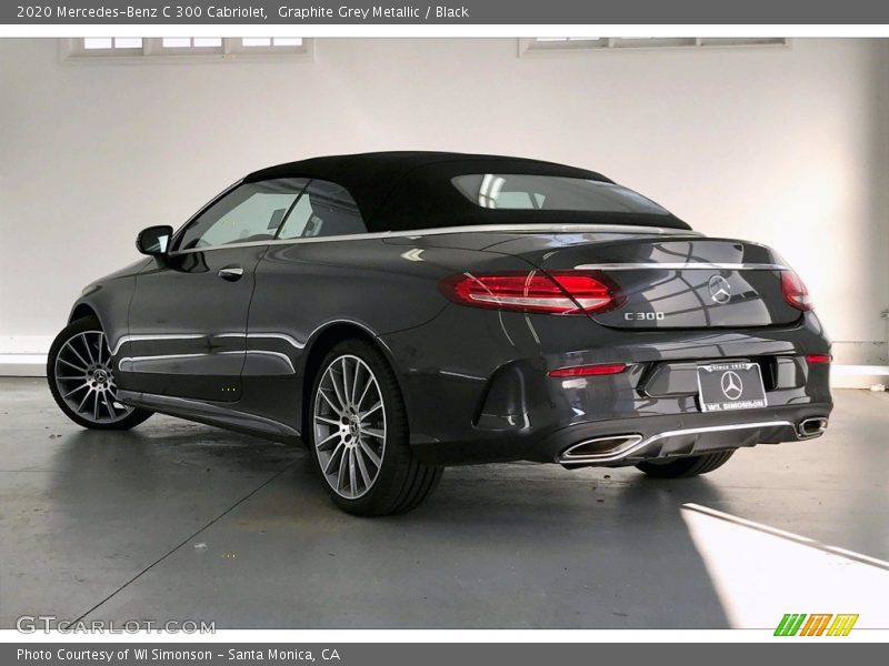 Graphite Grey Metallic / Black 2020 Mercedes-Benz C 300 Cabriolet