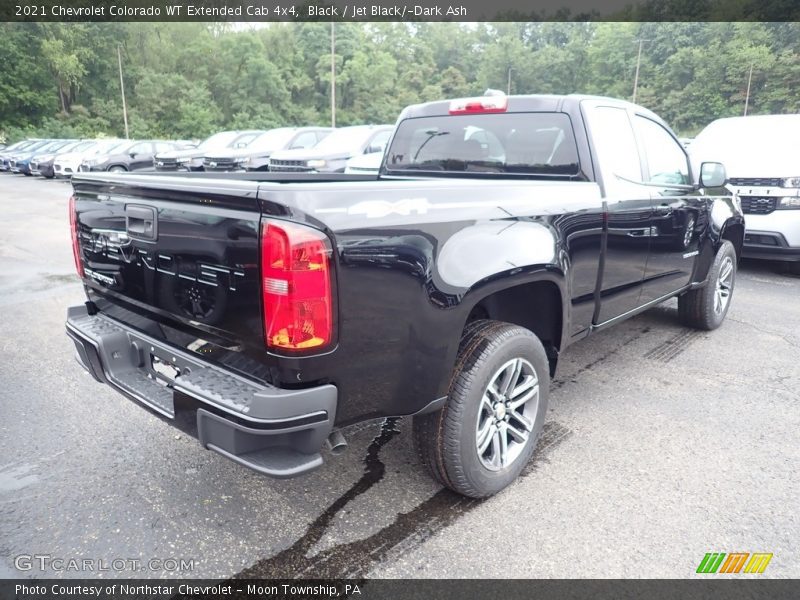 Black / Jet Black/­Dark Ash 2021 Chevrolet Colorado WT Extended Cab 4x4