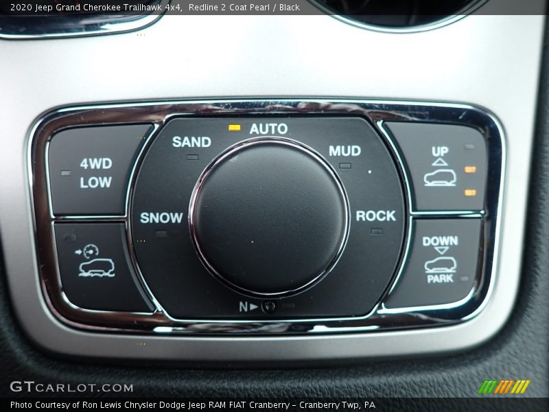 Controls of 2020 Grand Cherokee Trailhawk 4x4