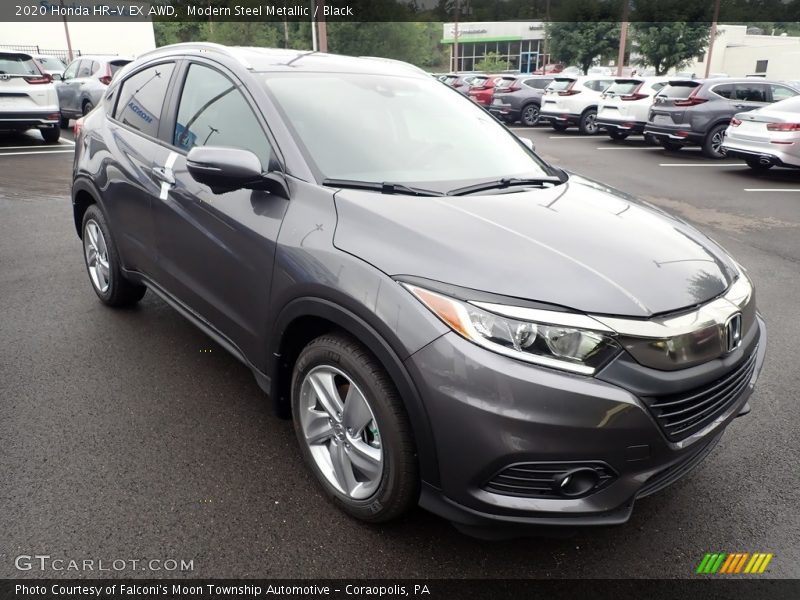 Modern Steel Metallic / Black 2020 Honda HR-V EX AWD